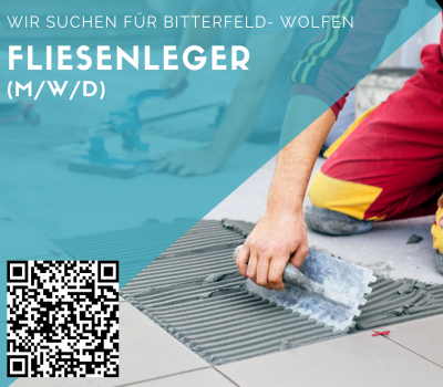 Fliesenleger (m/w/d) für Bitterfeld-Wolfen gesucht - ab 3.200 €