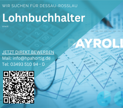Lohnbuchhalter (m/w/d) für Dessau-Roßlau gesucht - ab 3.200 € 