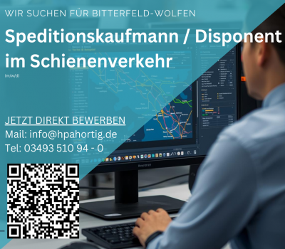 Speditionskaufmann / Disponent (m/w/d) Schienenverkehr ab 4.000 €