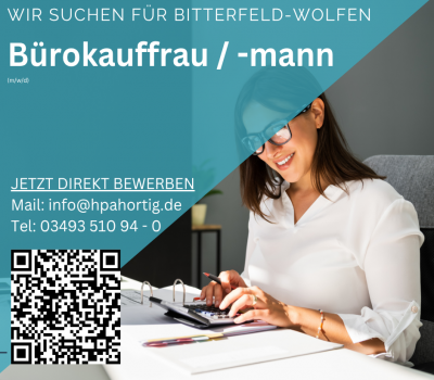 Bürokauffrau (m/w/d) Empfang / Verwaltung - Bitterfeld