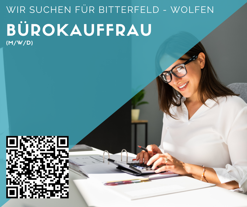Bürokauffrau (m/w/d) für das Personalwesen und Buchhaltung - Bitterfeld