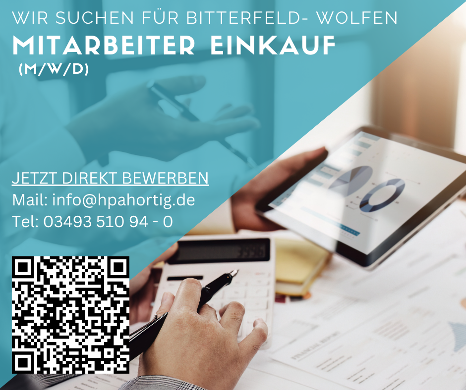 Mitarbeiter Einkauf (m/w/d) - strategischer Einkauf - Bitterfeld-Wolfen
