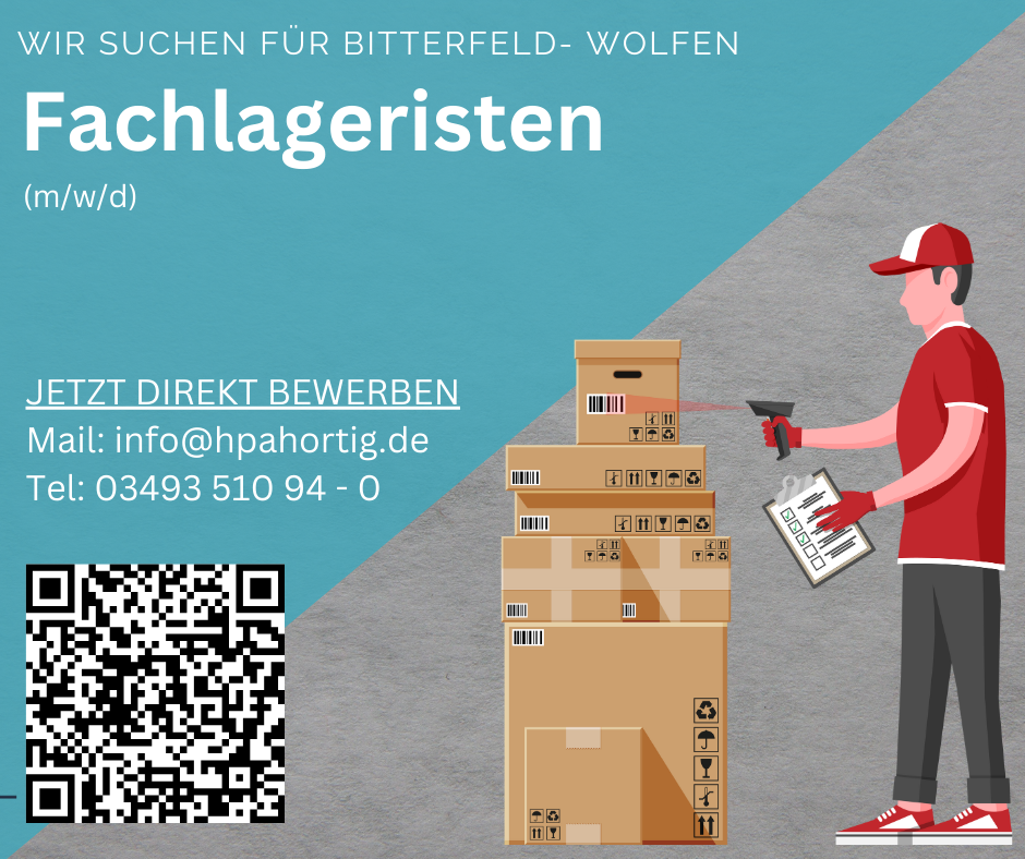 Fachlageristen (m/w/d) für Bitterfeld- Wolfen gesucht