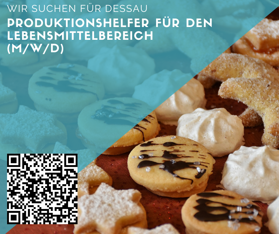 Produktionshelfer/innen für den Lebensmittelbereich gesucht in Dessau