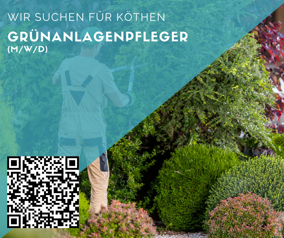 Grünanlagenpfleger/in für Köthen gesucht - ab 14,50 €