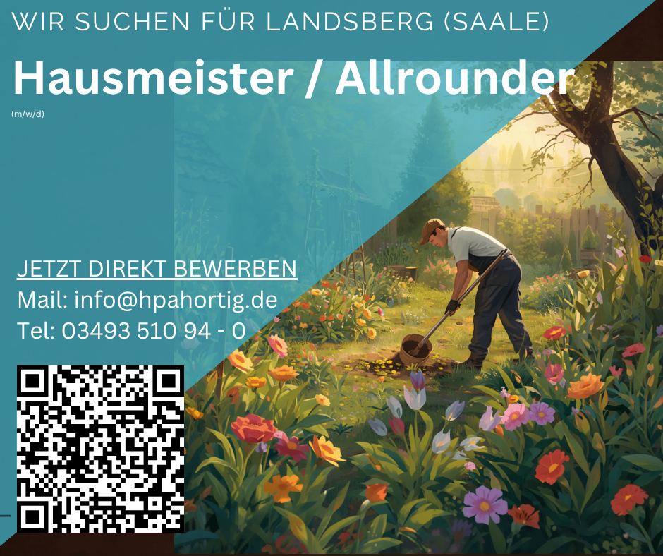 Hausmeister / Allrounder für Landsberg (Saale) gesucht 