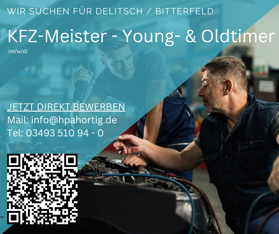 Kfz-Meister (m/w/d) für Young- und Oldtimer für Delitzsch / Bitterfeld
