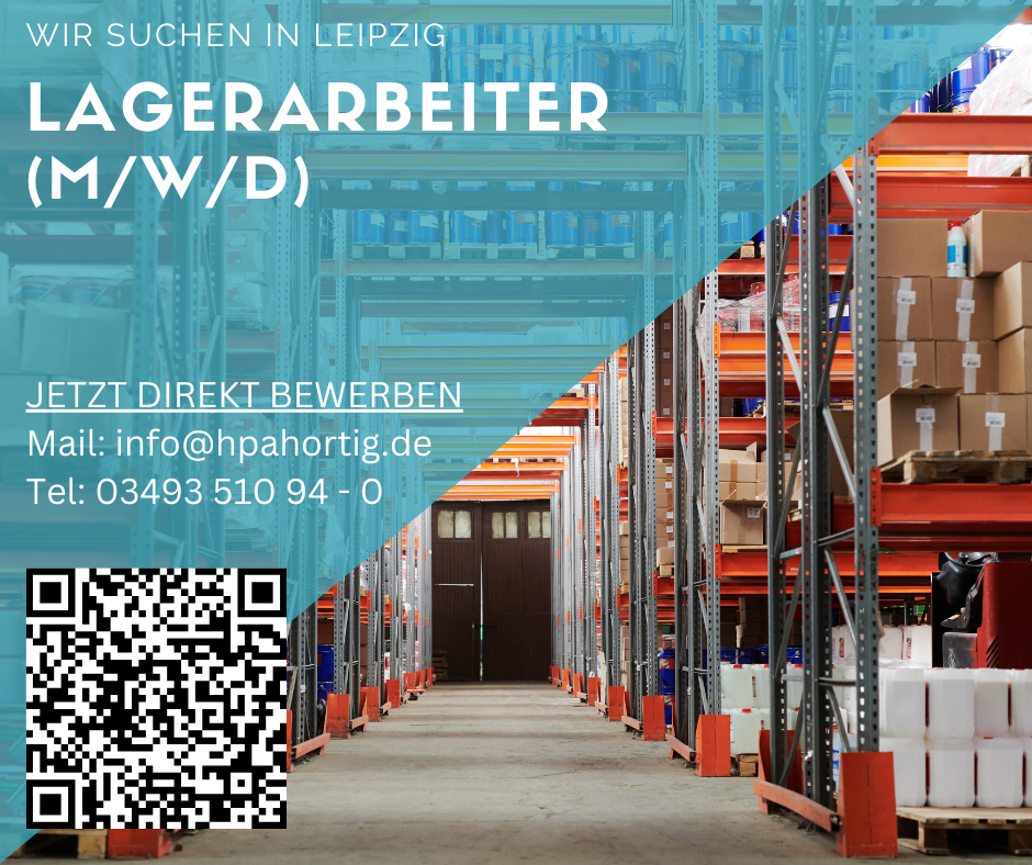 Lagerarbeiter (m/w/d) für Leipzig gesucht