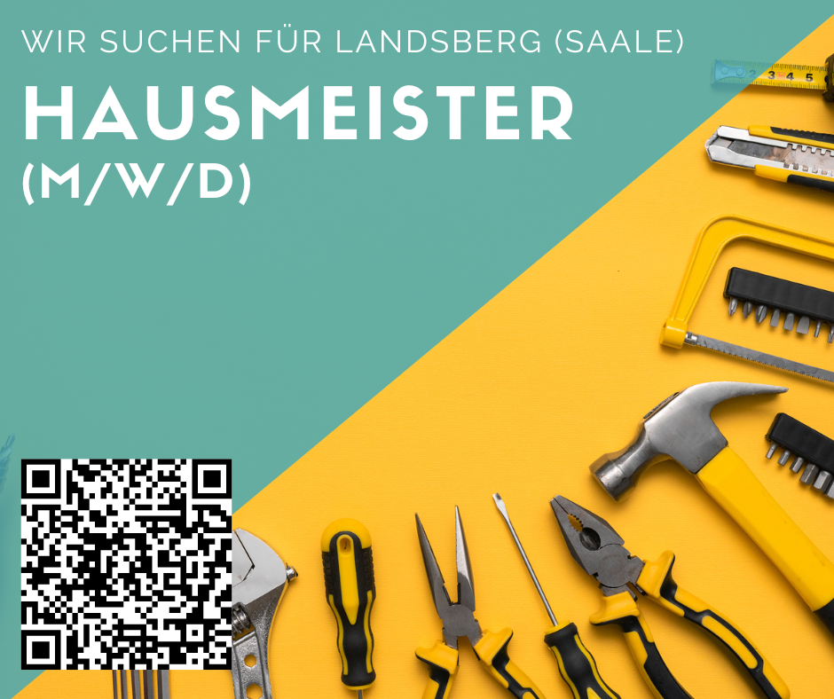 Hausmeister (m/w/d) für Landsberg (Saale) gesucht - 14,00 €