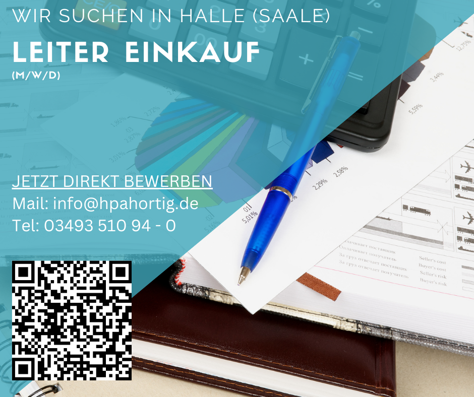Leiter Einkauf (m/w/d) für Halle gesucht