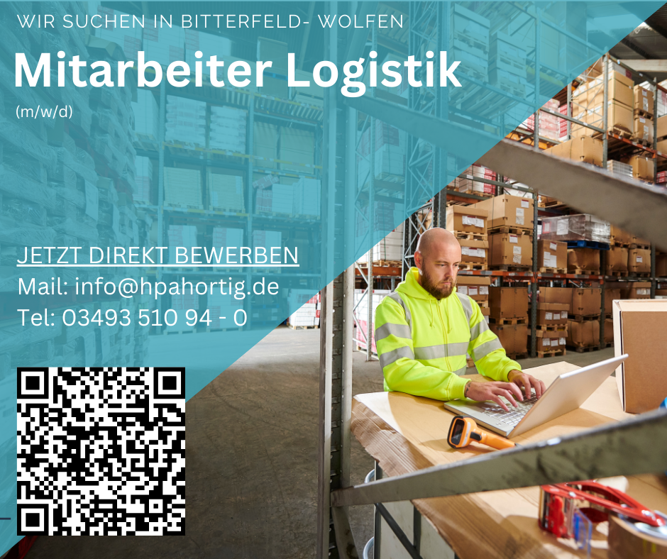 Logistiker (m/w/d) in Bitterfeld- Wolfen gesucht