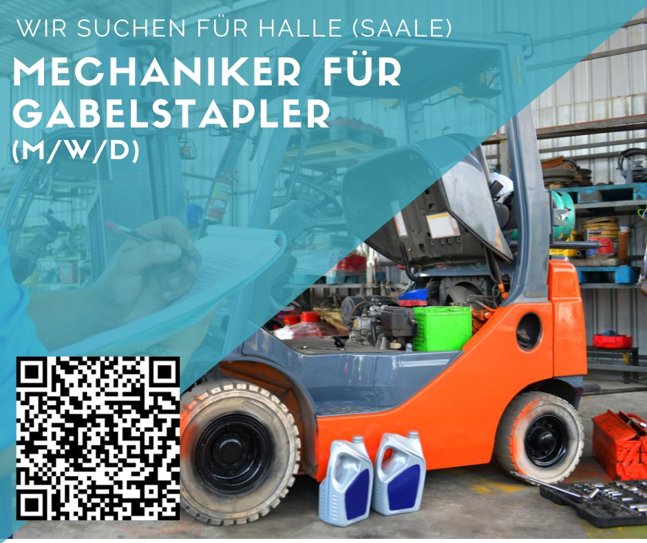 Mechaniker für Gabelstapler (m/w/d) für Halle gesucht - ab 3.200 €