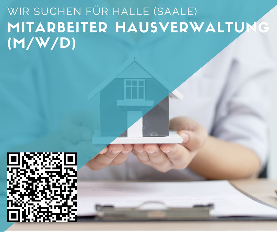 Mitarbeiter Hausverwaltung (m/w/d) - Halle (Saale) - ab 3.000,- €