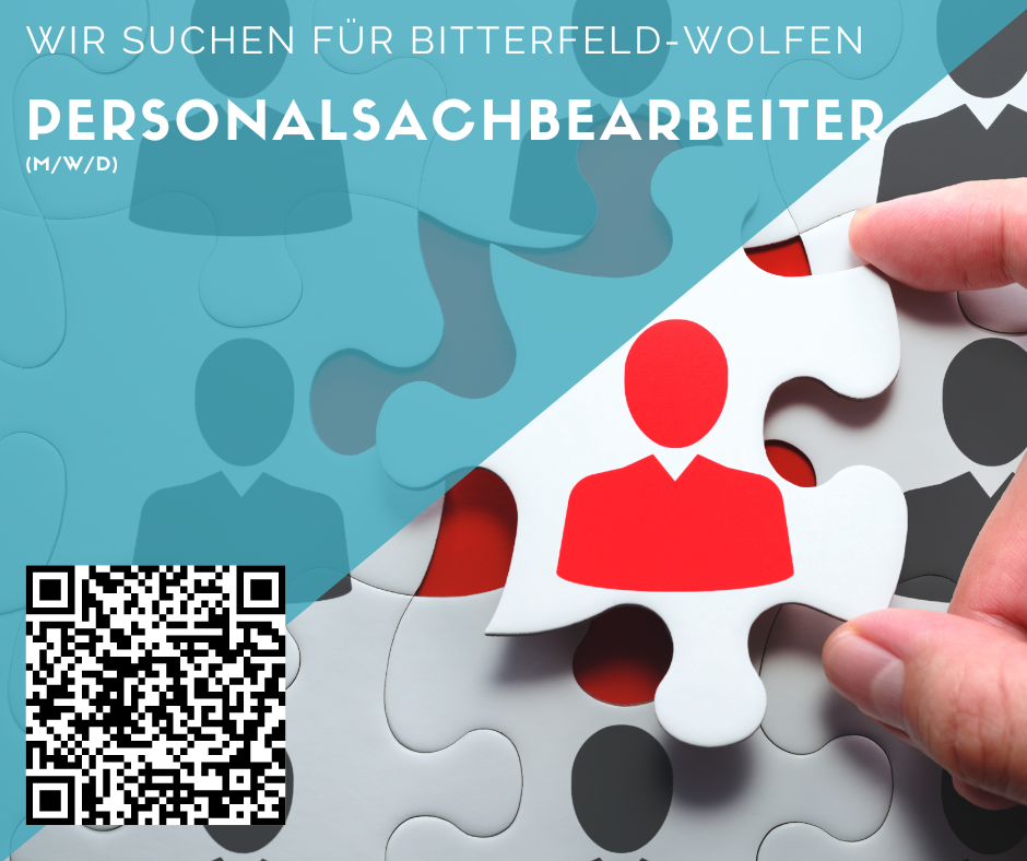 Personalsachbearbeiter (m/w/d) für Bitterfeld- Wolfen gesucht