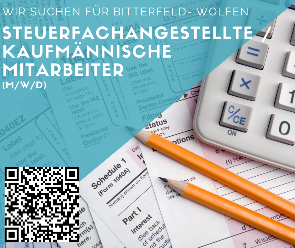 Steuerfachangestellte/r in Bitterfeld- Wolfen gesucht - ab 3000,00 €