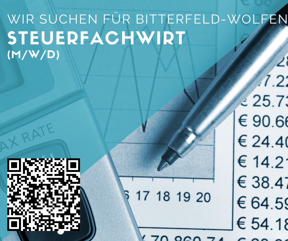 Steuerfachwirt (m/w/d) für Bitterfeld gesucht - VZ / TZ