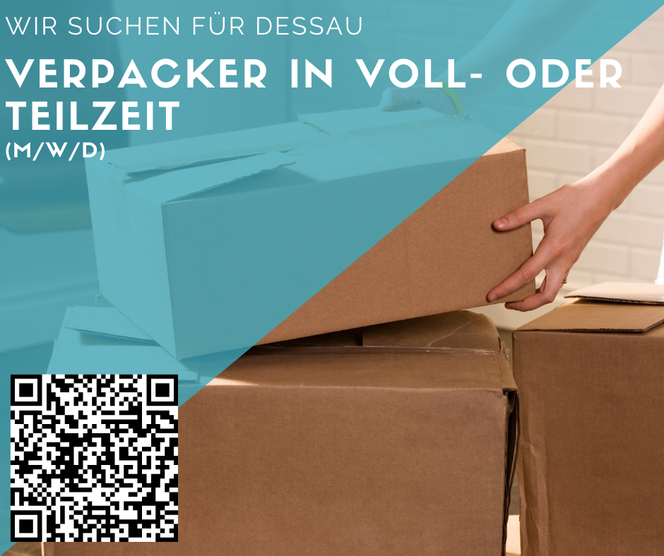 Verpacker/in für Dessau gesucht in Voll- oder Teilzeit